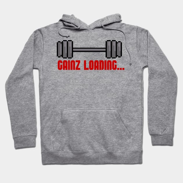 Gainz Loading Hoodie by Pryma Design